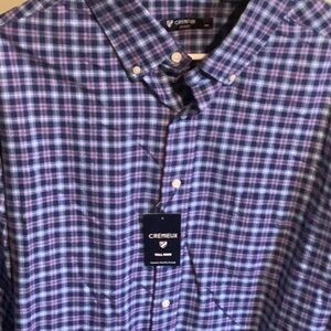 Men’s big and tall blue shirt 3xlt